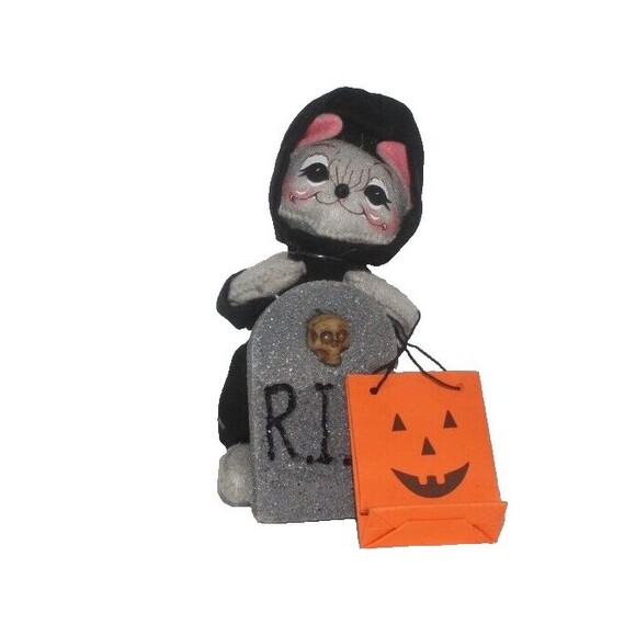 Annalee Halloween Happy Reaper Mouse 6" Tall NWT - Picture 2 of 5